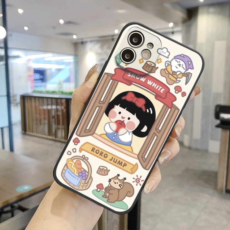Ốp lưng iPhone Roro Snow White chống sốc cho iPhone 6/6pl/6s/6spl/7/7pl/8/8pl/x/xs/11/12/13/pro/max - Chinchincase