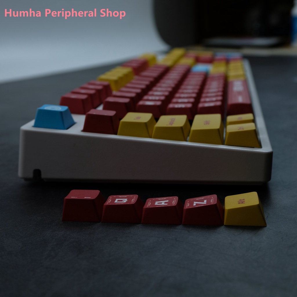 Bàn Phím Cơ Humha 140 Phím Chất Liệu PBT Nhuộm Màu Độc Đáo