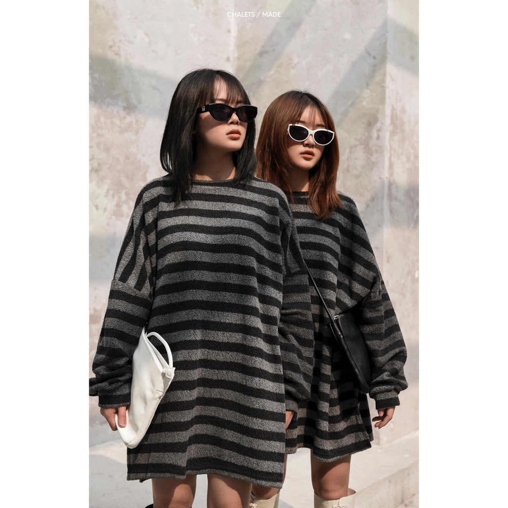 Áo Pull lông kẻ ngang-T1-A2403