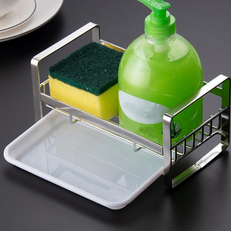 Giá Đỡ Bọt Biển Rửa Chén Gắn Bồn Rửa Tiện Dụng