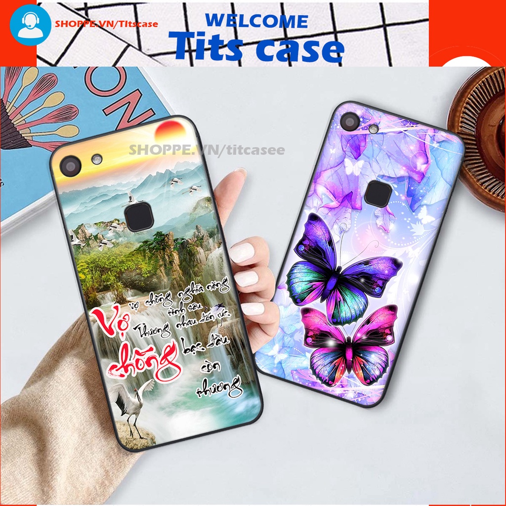 Ốp lưng Vivo V7 / V7 PLUS in hình thiên nga,hoa may mắn, đặc sắc ĐỘC - LẠ - BỀN