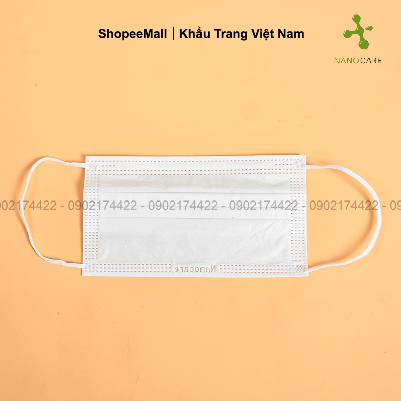 [HỘP-50 CÁI] Khẩu trang y tế kháng khuẩn 4 lớp SILVERCARE - Hàng chính hãng Nanocare R&D