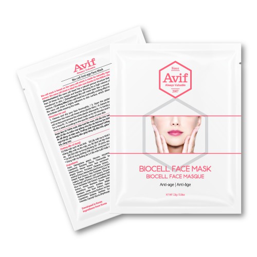 Mặt Nạ sinh học thạch dừa collagen chống lão hóa Avif Biocell Anti-age