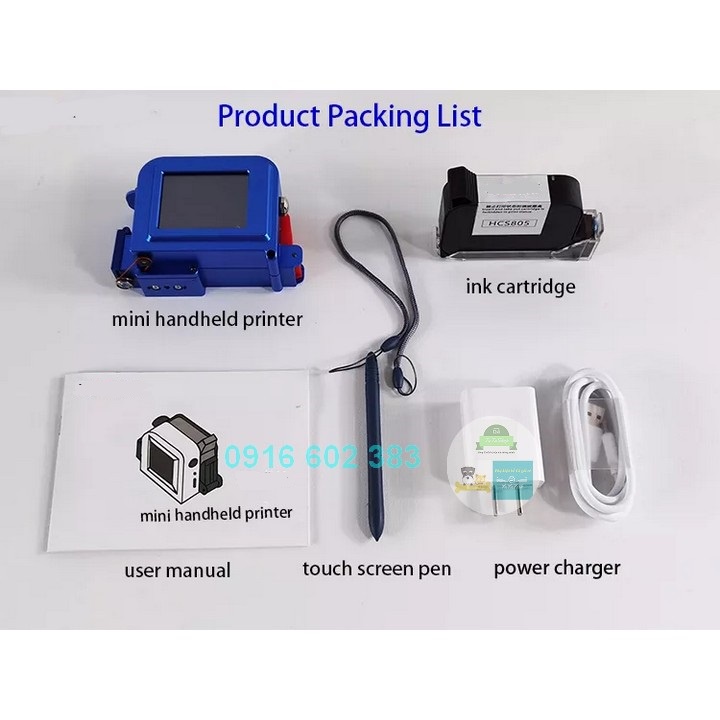 Máy in date cầm tay mini