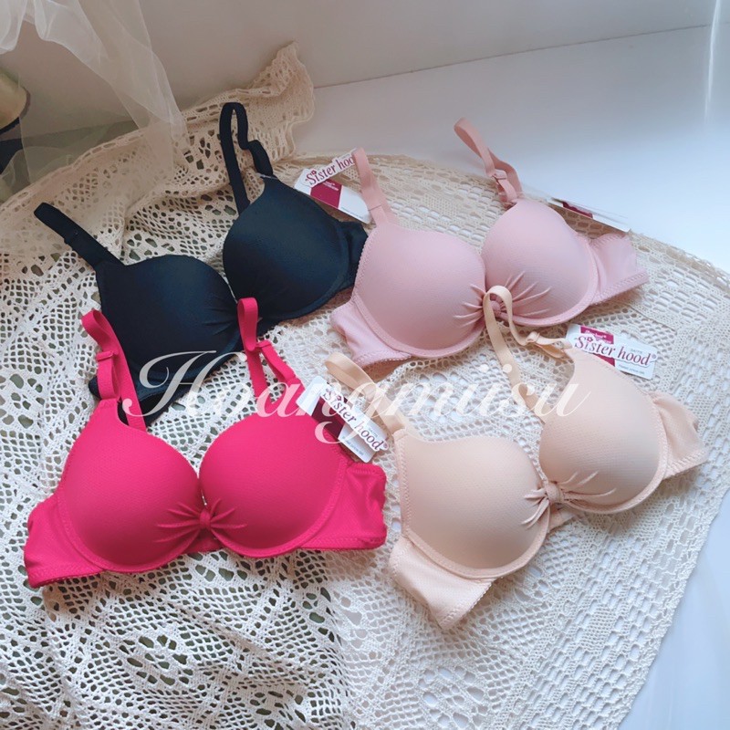 Áo Lót Nữ Mút Kép Nơ thông Hơi áo ngực có gọng Siêu Đẩy - Tạo Khe Quyến Rũ