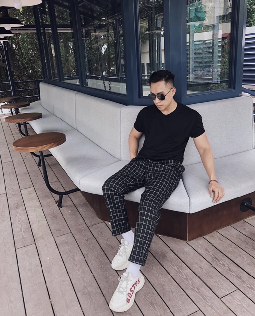 Quần baggy Pant caro V2