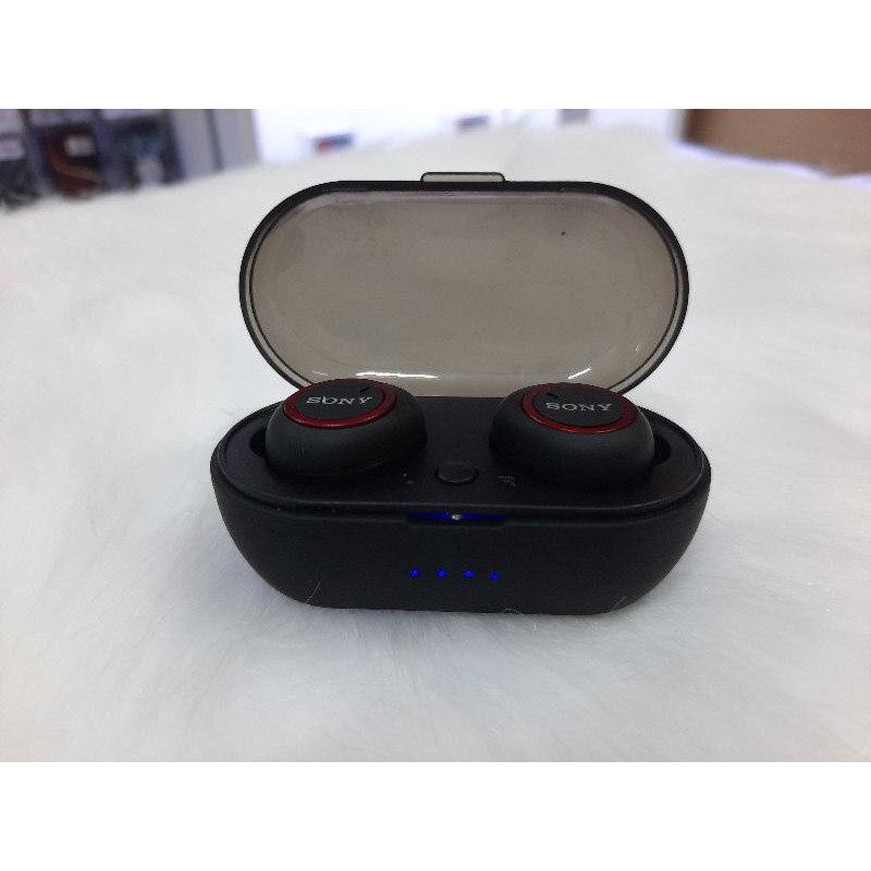 Tai Nghe Bluetooth Sony Sport TWS-D76 Màu Đen Bass-Treble Căng Tràn