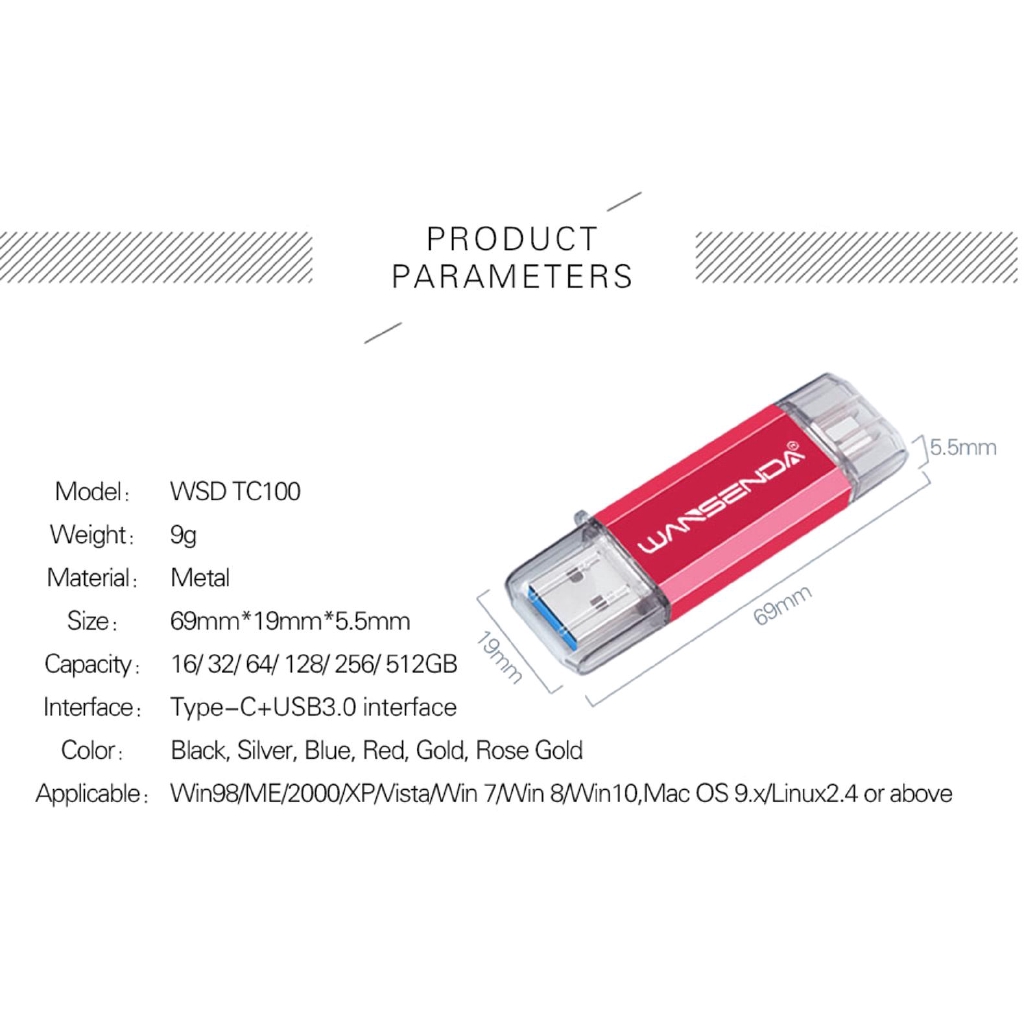 Usb 3.0 Dung Lượng 64gb / 32gb / 16gb