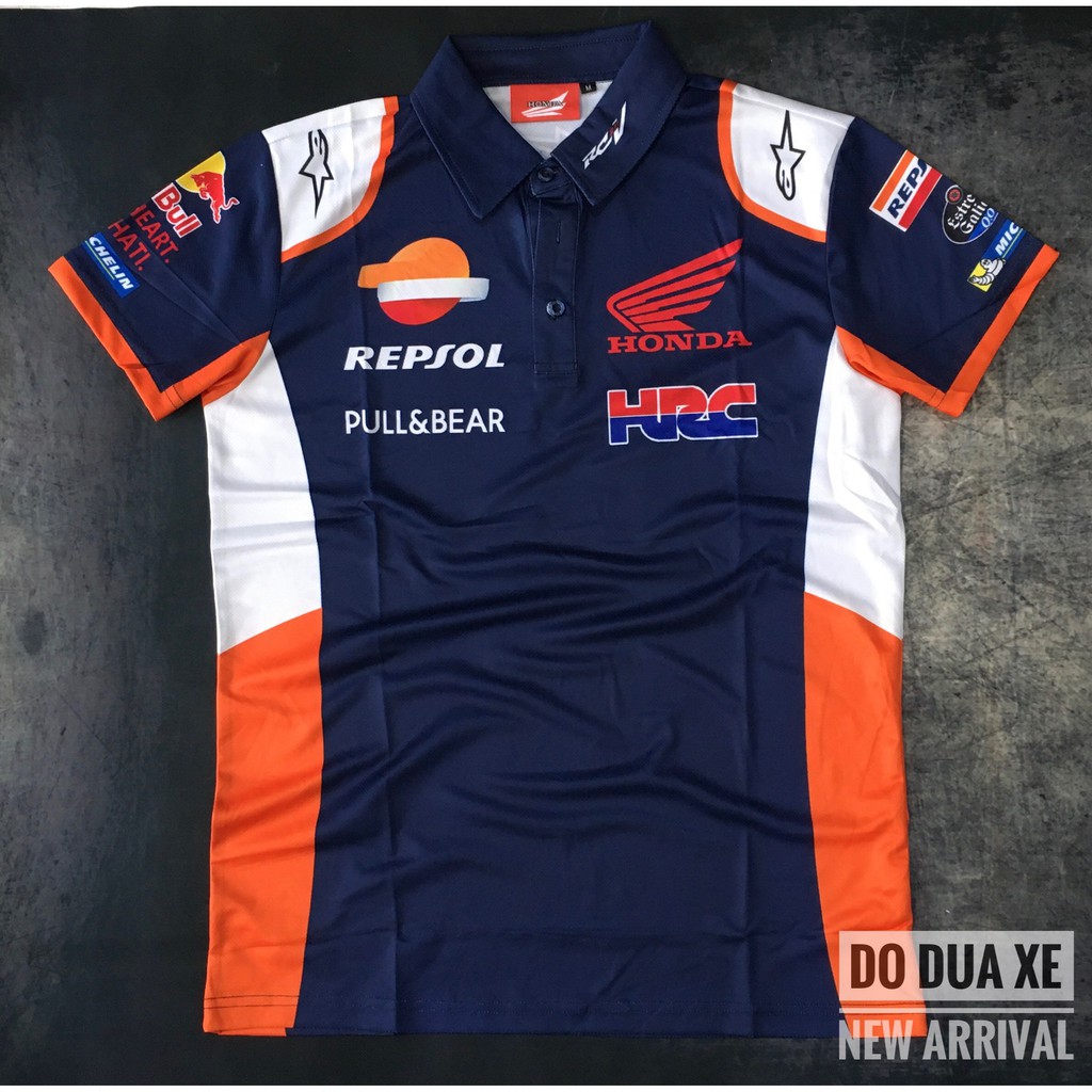 Áo thun đua xe Moto GP_Honda