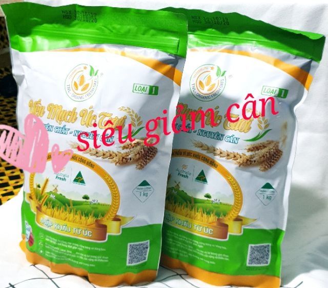 YẾN MẠCH ÚC TƯƠI GIẢM CÂN CHÍNH HÃNG 1Kg Hàng sẳn