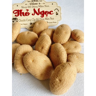 củ khoai tây- Đồ dùng mầm non bằng nỉ-Củ quả nỉ