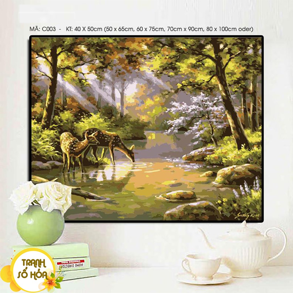 Tranh Sơn Dầu Số Hóa Phong Cảnh Tiệm Nhà Mít 50 Mẫu Đẹp Nhất Hàng Có Sẵn | BigBuy360 - bigbuy360.vn