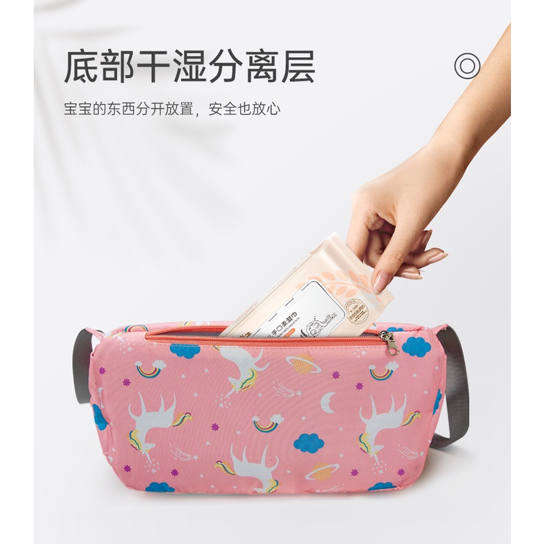 Ba Lô Hình Kỳ Lân Dễ Thương Cho Mẹ Bỉm Sữa