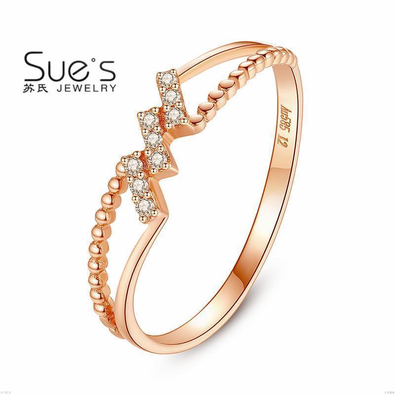 Nhẫn Đeo Tay 14K Đính Đá Quý Màu Tím Phong Cách Nga 585