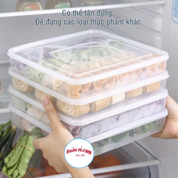 Hộp đựng trứng 24 quả có nắp đậy nhựa Việt Nhật , khay bảo quản trứng không bị vỡ chắc chắn -Buôn rẻ 01229