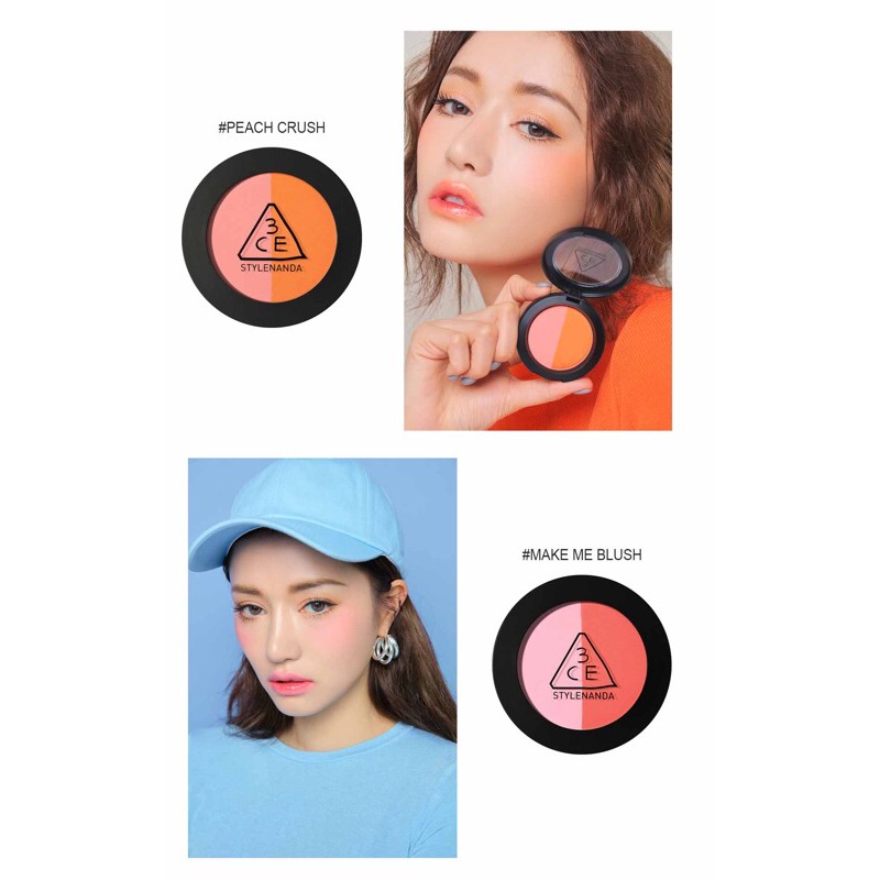 [NEW] Phấn Má Hồng 3CE Duo Color Face Blush