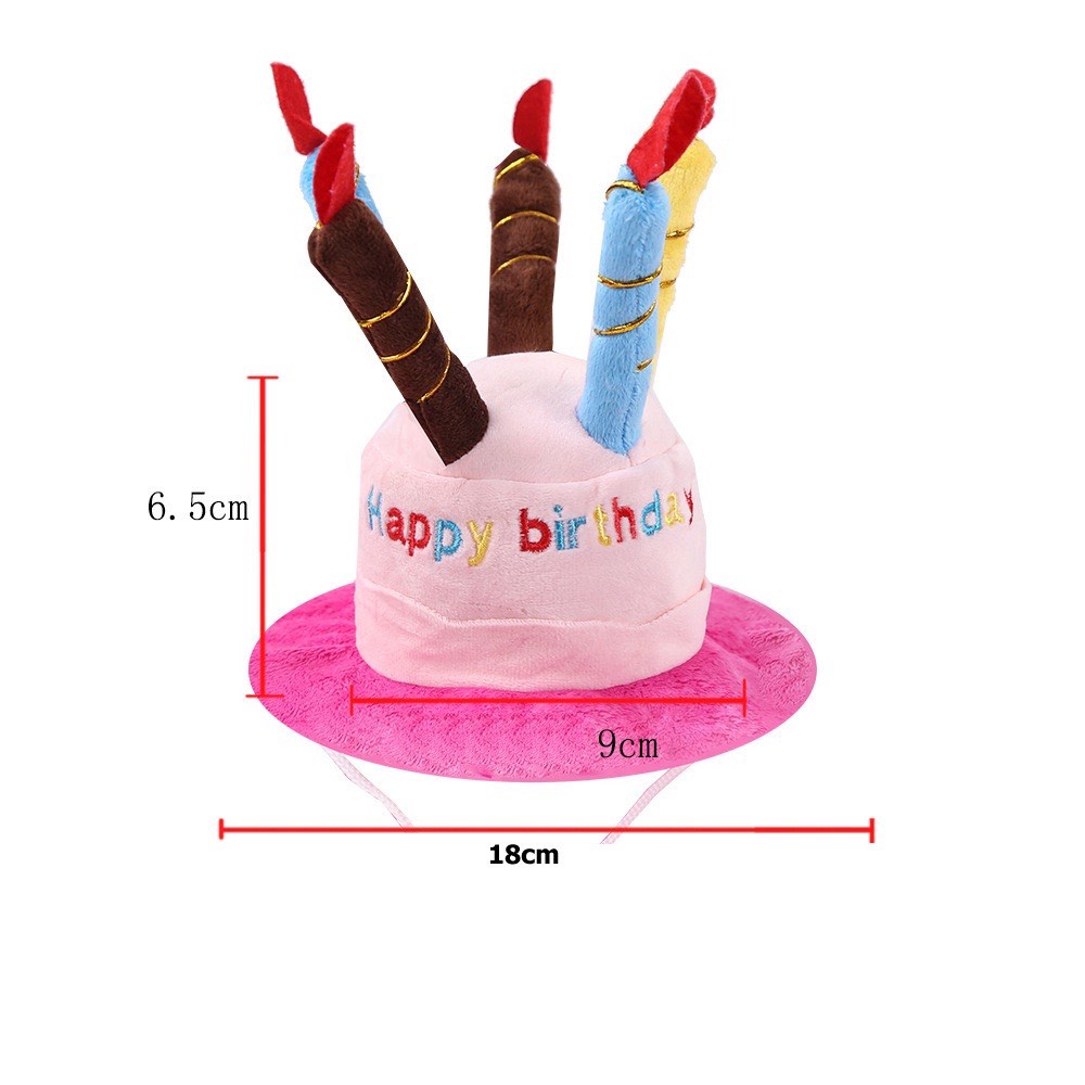 Mũ Happy birthday cho chó mèo. Mũ nón cho chó mèo