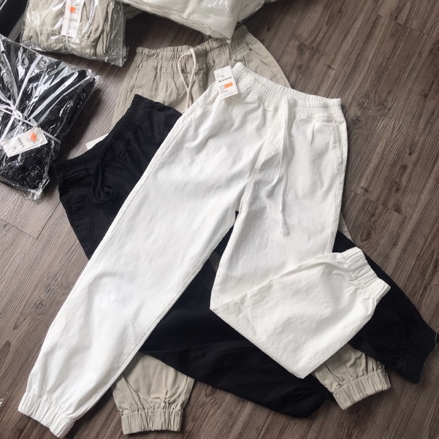 [Mã WASTMAY giảm 15% tối đa 30K đơn 150K] Quần baggy lưng thun bo chân cá tính- hình thật