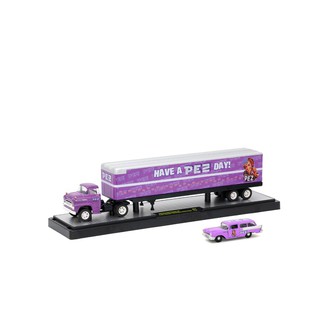 Xe mô hình tải container và xe con M2Machine 1/64 dài- lựa chọn