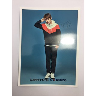 KSWISS POSTCARD WANNA ONE