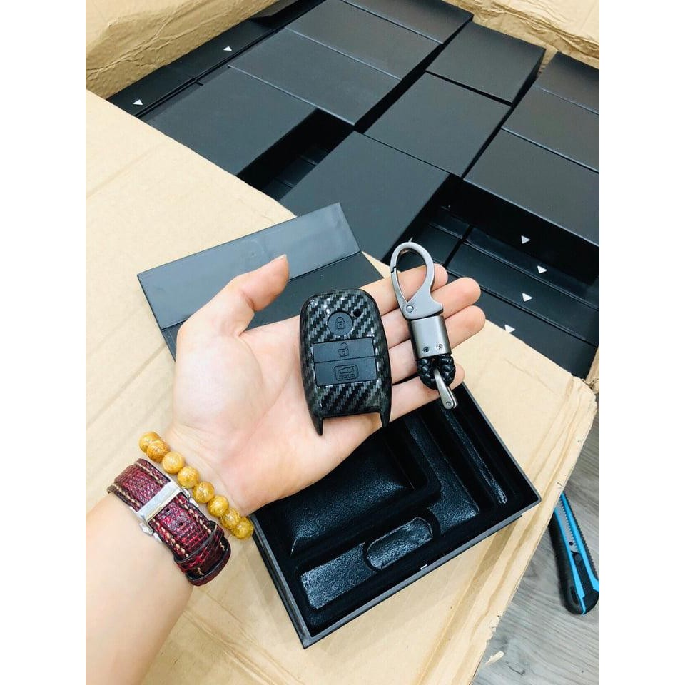 Ốp chìa khóa ô tô vân carbon cao cấp dành cho full các dòng xe