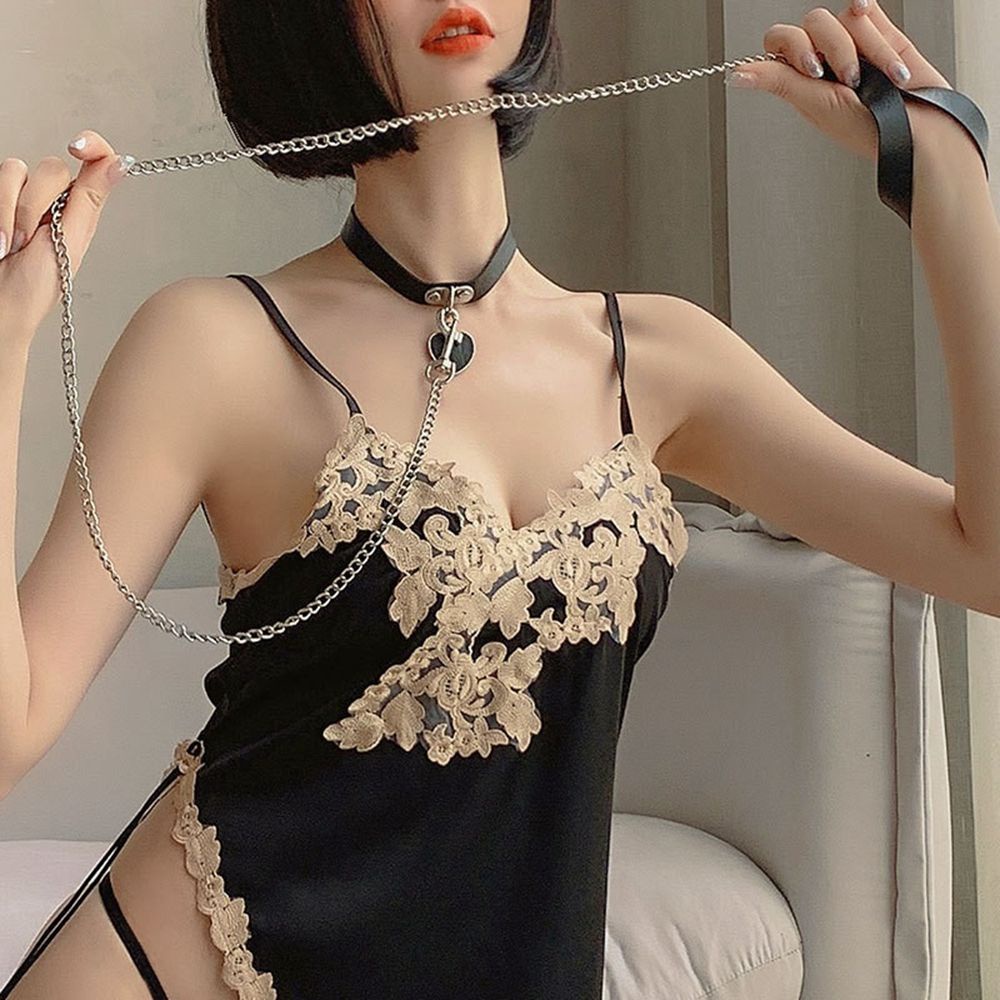 Vòng cổ choker dây xích kim loại kiểu dáng quyến rũ dành cho nữ