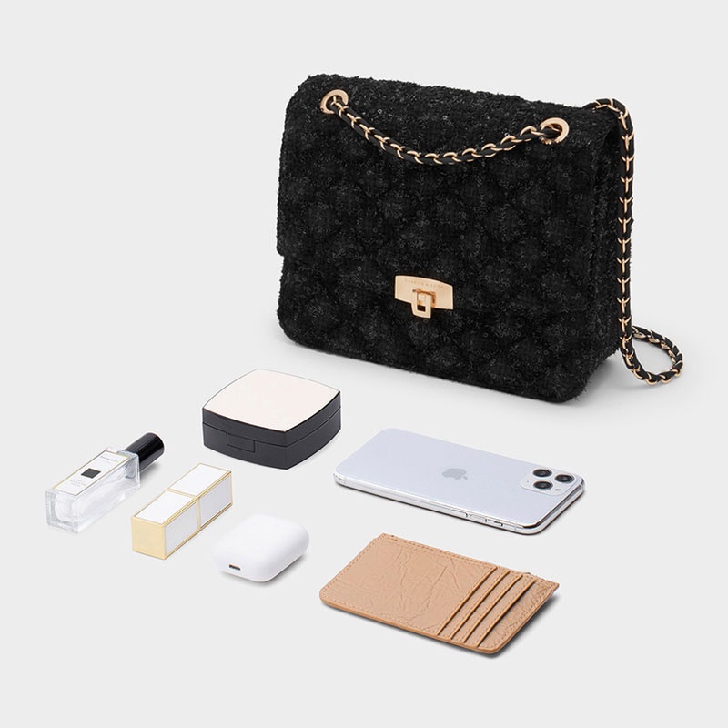 Túi Đeo Chéo Đính Kim Sa Lấp Lánh cnk23 ck270781639