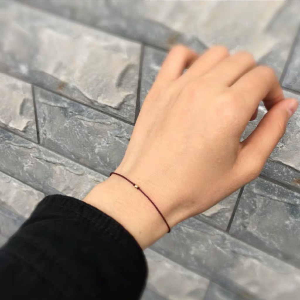 Vòng Tay Bi Bạc Nam - Nữ Đan Sợi Nhỏ