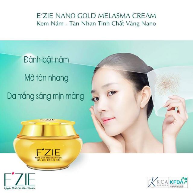 EZIE Kem nám-tàn nhang tinh chất vàng 60g E'ZIE
