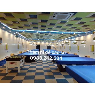 20tấm= 5 mét vuông Thảm nỉ đế cao su cao cấp kt:50×50 không răng cưa