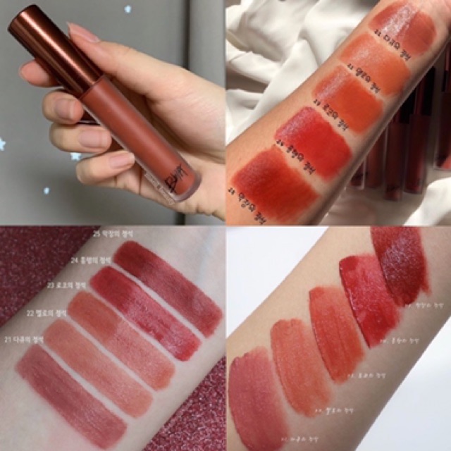 Son kem Bbia Last Velvet Lip Tint Ver 1 2 3 4 5 màu 02-12-25-36-38-39