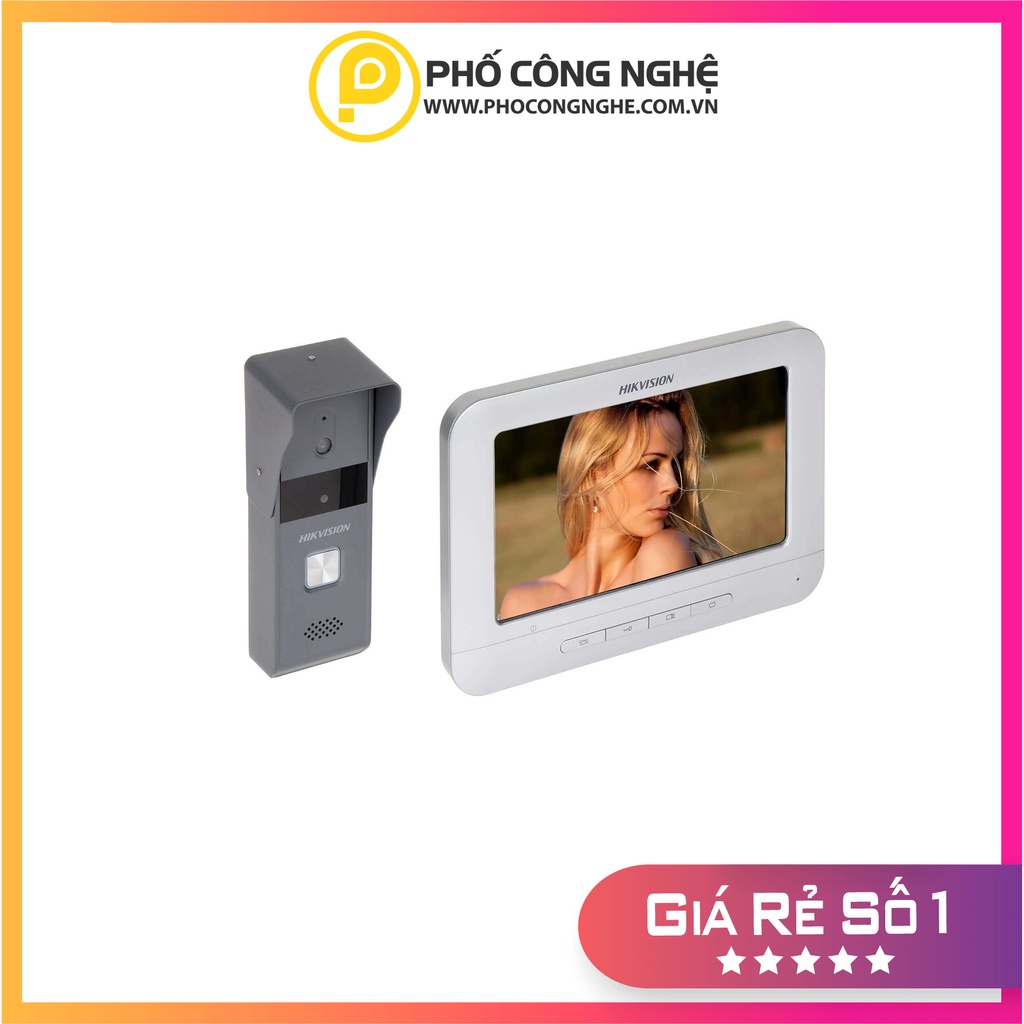 Bộ chuông cửa có hình HIKvision DS-KIS203 - Hàng chính hãng, bảo hành 24 tháng