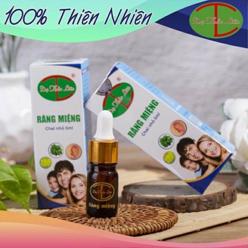 Tinh dầu răng miệng Dạ Tlhảo Liên_viêm họng hạt, hôi miêng, nhiệt miêng