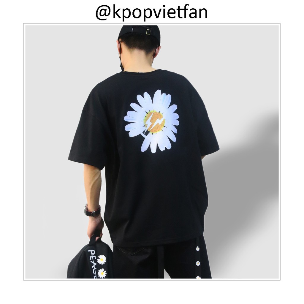 Áo phông thun Hàn lạnh hoa cúc PEACEMNUSONE GDRAGON