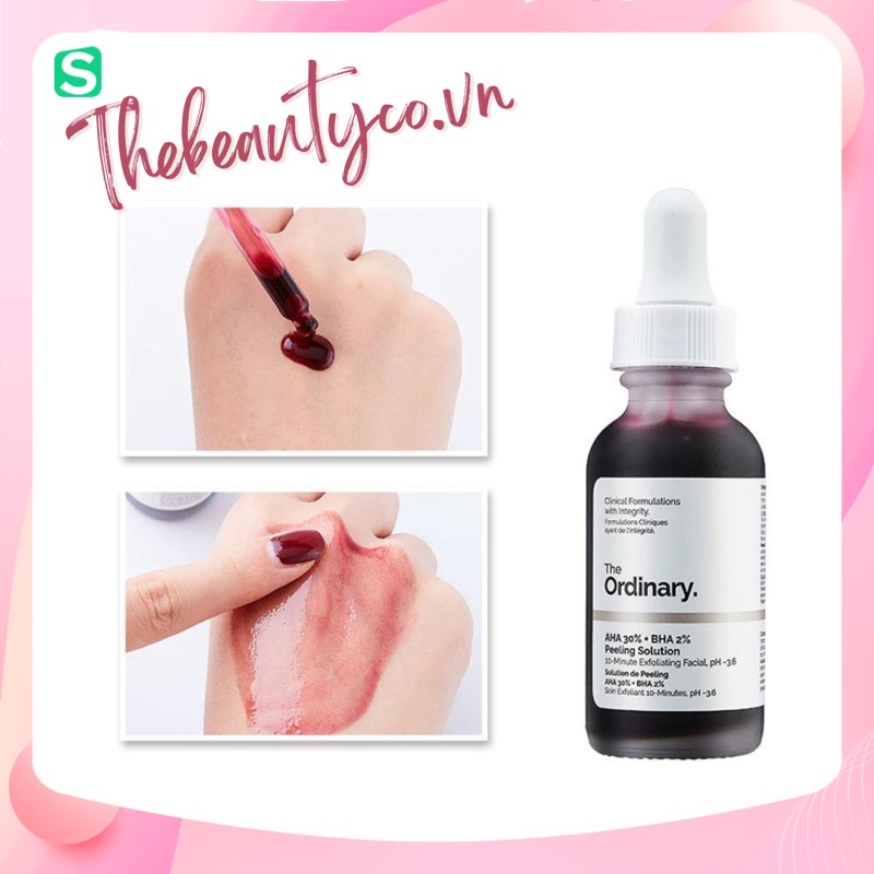 Tinh chất tẩy tế bào chết The Ordinary AHA 30% + BHA 2% Peeling Solution