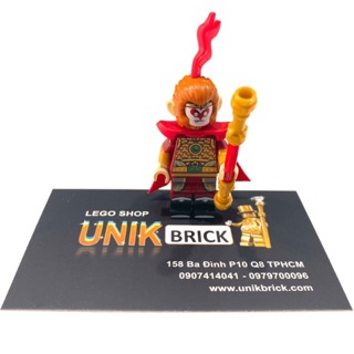 Lego UNIK BRICK Monkey King Minifigurers Series 19 Ngộ Không chính hãng như hình không kèm đế