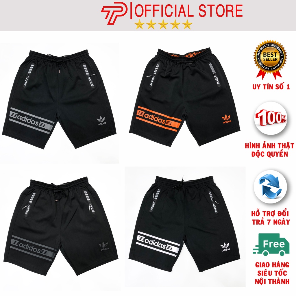 Quần sọt nam short nam thể thao adi.das Q172 đẹp đùi nam thể thao lưng thun cao cấp có size lớn cho người mập big size