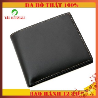 Ví nam da thật 100% | bóp da nam tặng kèm hộp cao cấp | tb tanphat38dom