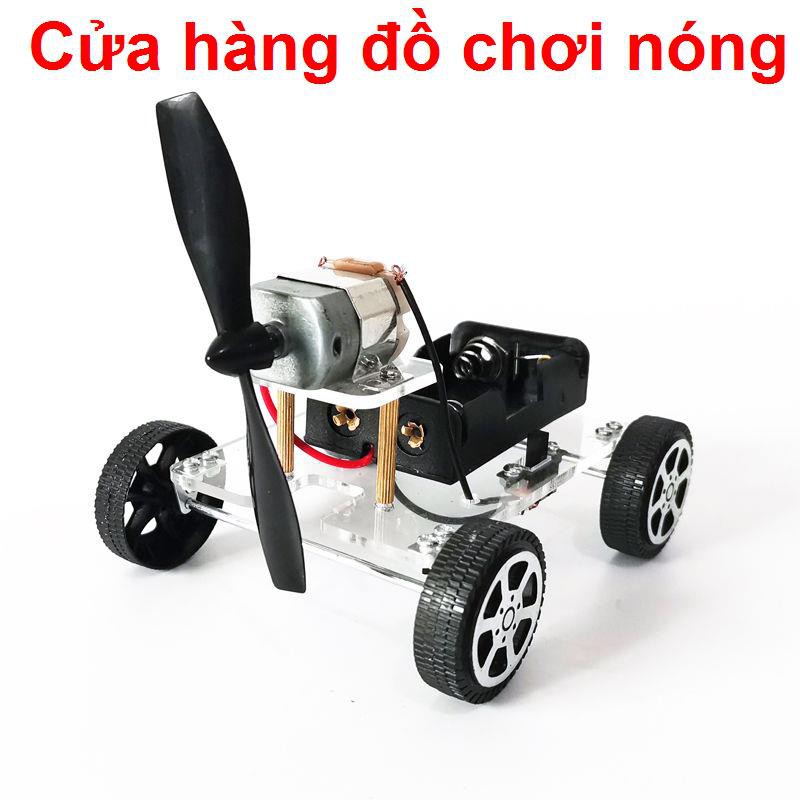 Công nghệ ô tô gió sản xuất nhỏ sáng chế sinh viên tự làm thủ gói vật liệu thí nghiệm khoa học câu đố lắp ráp đồ1