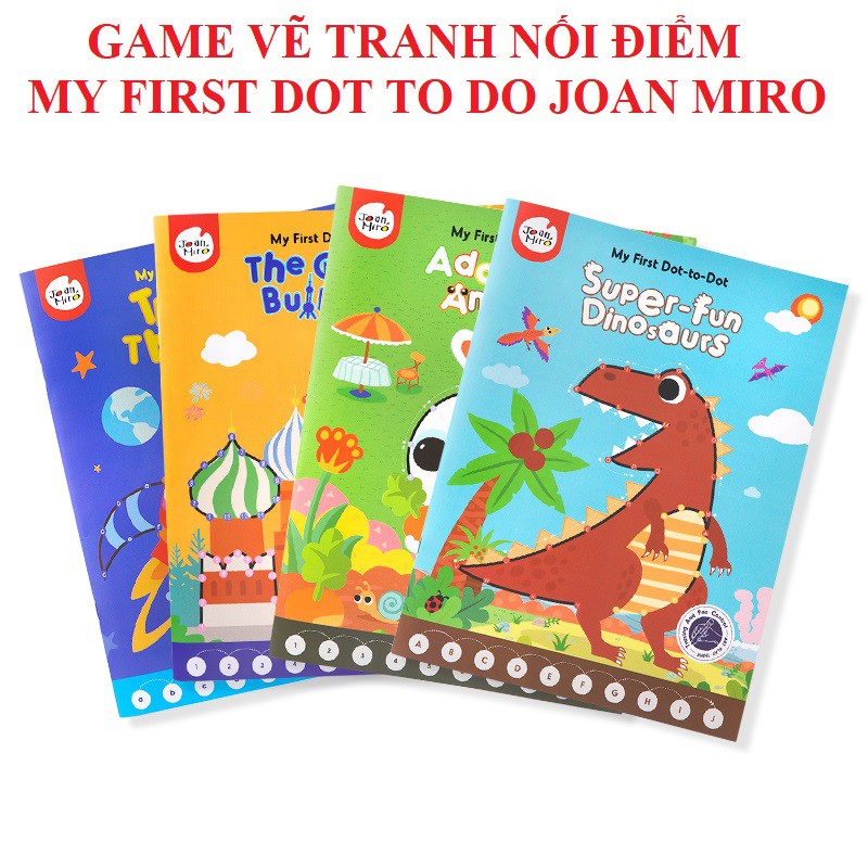 Game vẽ tranh nối điểm Dot to Dot chính hãng Joan Miro