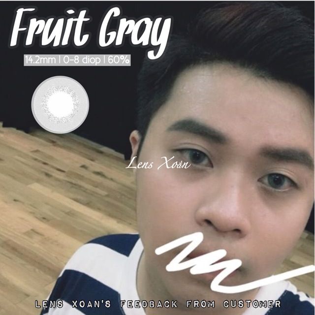 Áp tròng FRUIT GRAY - CLASSIC