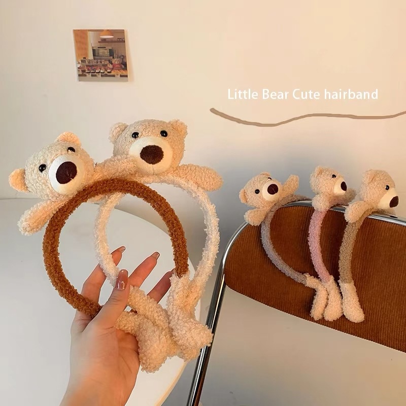 Mới Băng Đô Cài Tóc Hình Gấu Bông Đáng Yêu Thời Trang Hàn Quốc Cho Nữ
