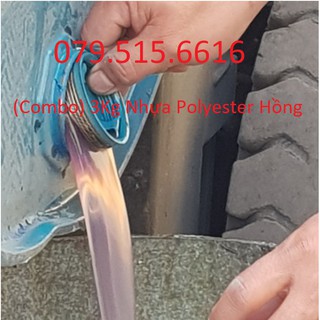 Nhựa Polyester Hồng - Composite Hồng