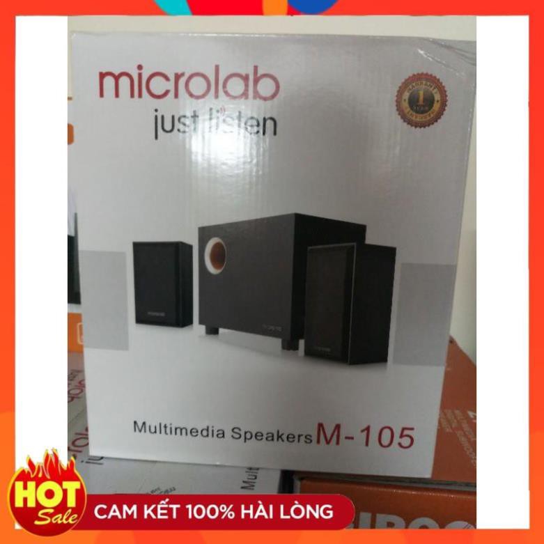 [Chính hãng] Loa Vi Tính Microlab M105/ 2.1 nguyên khối cứng cáp thùng loa lớn