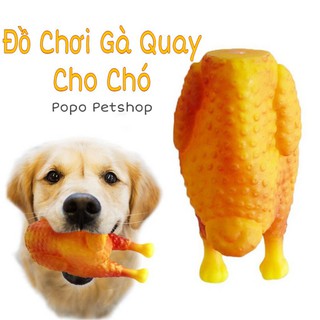 ĐỒ CHƠI GÀ QUAY CHÚT CHÍT CHO THÚ CƯNG CHÓ MÈO