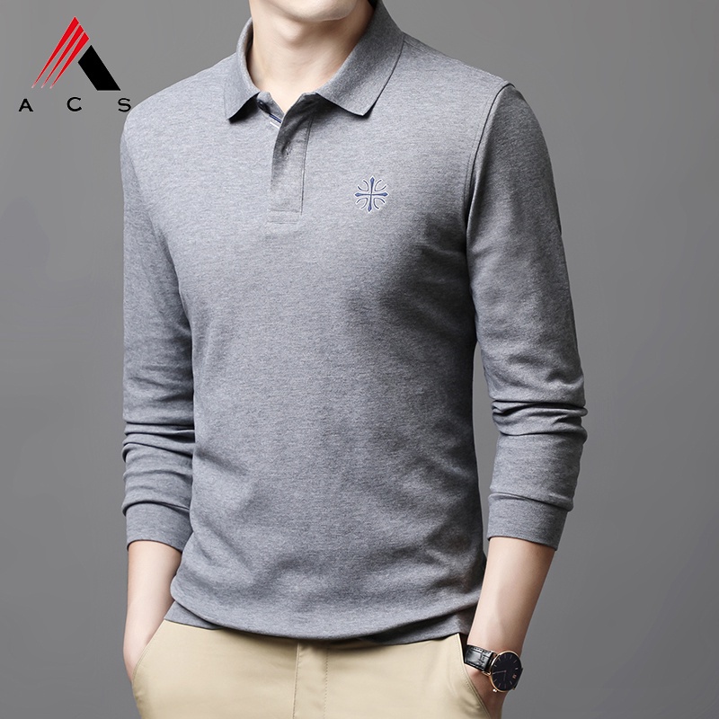 Áo thun polo nam tay dài thời trang