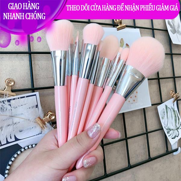 ✳❖✹Bộ cọ trang điểm cho bé gái mập mạp dành cho người mới bắt đầu trọn bộ sản phẩm kem nền phấn mắt dạng bột lỏng có độ