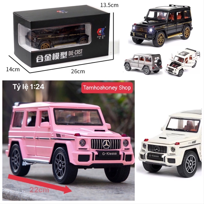 MÔ HÌNH XE MERCEDES AMG G63 TỶ LỆ 1:24/ G700 BRABUS TỶ LỆ 1:18