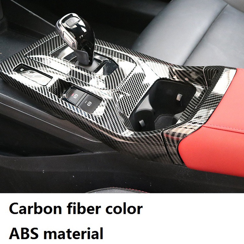 Khung Trang Trí Bảng Điều Khiển Cần Gạt Số / Cốc Nước Cho Xe Hơi MG 5 MG5 2020 2021