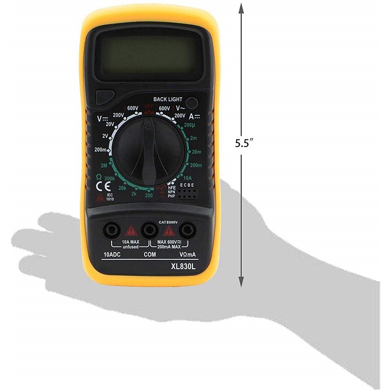 Đồng hồ đo vạn năng XL830L kèm pin